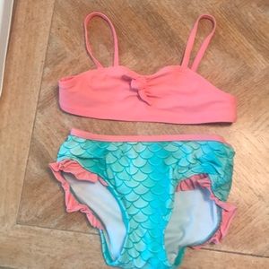 Girls mermaid bikini